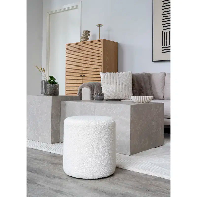 Pouf Teddy - Blanc