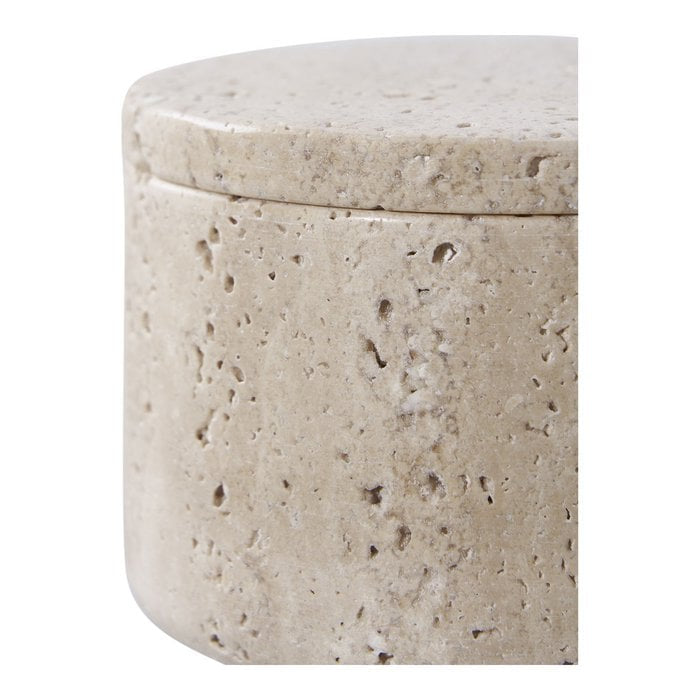 Pot de Rangement - Naturel, Travertin