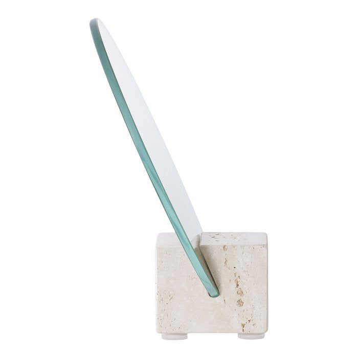 Miroir de table - Travertin