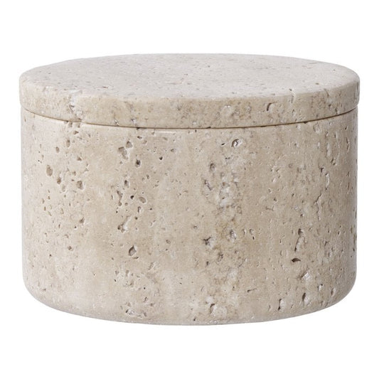 Pot de Rangement - Naturel, Travertin